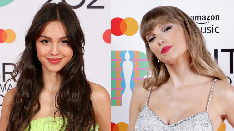 Olivia Rodrigo Takes A Selfie With Her Idol Taylor Swift At The 21 Brit Awards Cbs8 Com