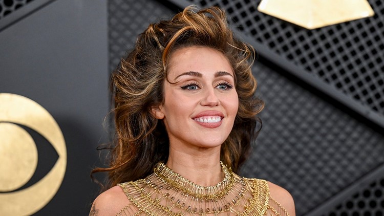 Miley Cyrus Stuns in See-Through Gold Dress at the 2024 GRAMMY Awards | cbs8.com Miley Cyrus Stuns in See-Through Gold Dress at the 2024 GRAMMY Awards | cbs8.com