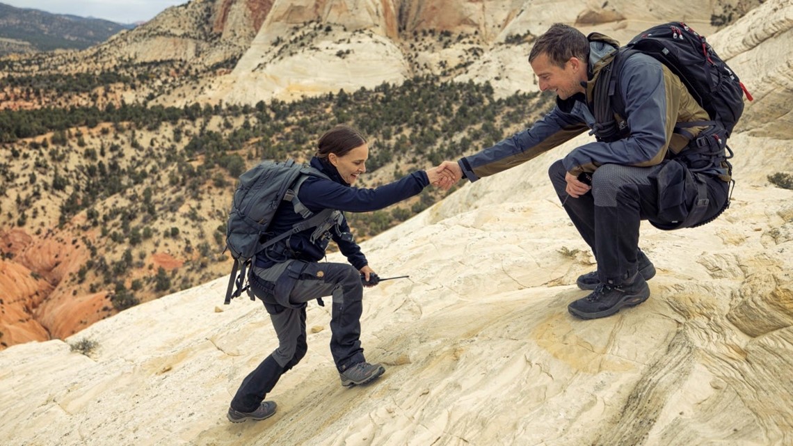 Running Wild's Bear Grylls on 'The Challenge's Inspirational Celebrity  Guests