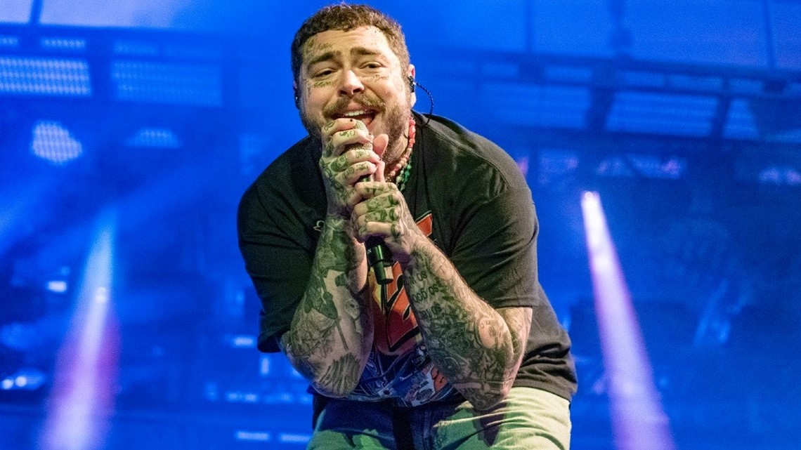 Post Malone Poses Shirtless, Shows Off His Fit Frame | cbs8.com