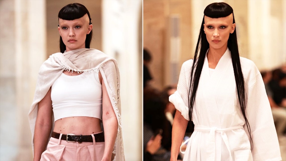 Bella and Gigi Hadid Match in Leather Jackets at Milan Fashion Week