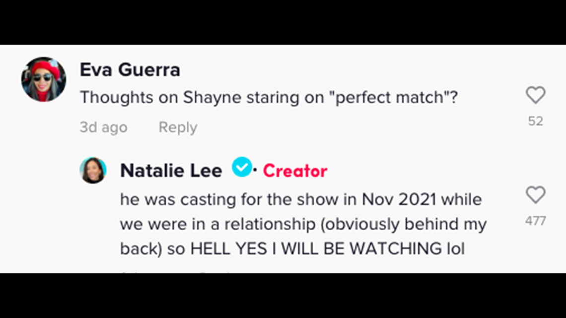 LIB's Natalie Calls Out Ex Shayne for Joining New Dating Show