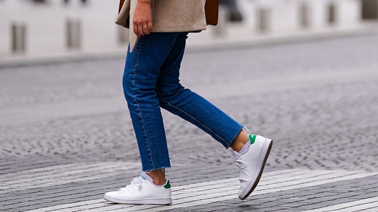 Adidas Originals Stan Smith Sneakers In White And Navy - White | ModeSens