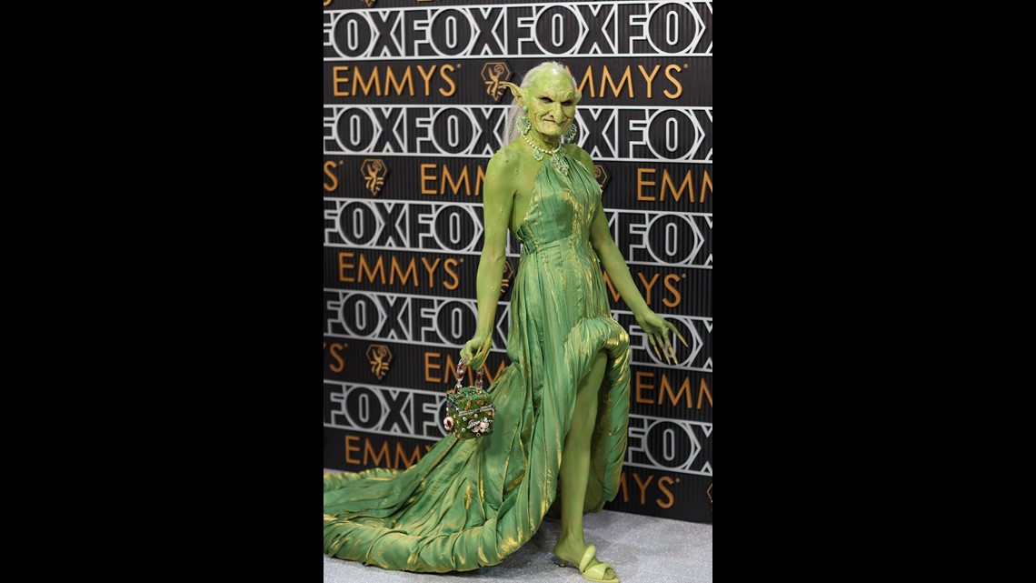 Mysterious Green Goblin Puzzles on Emmys Red Carpet: Who Is It