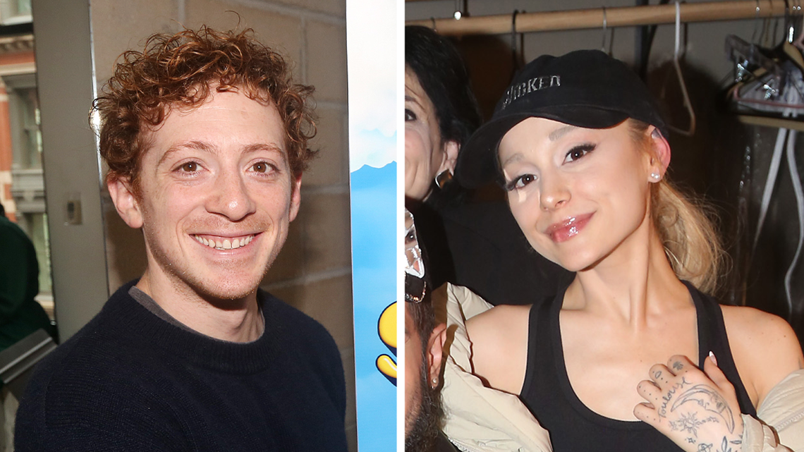 Ariana Grande and Ethan Slater Cozy Up as 'Wicked' Cast Reunites in ...