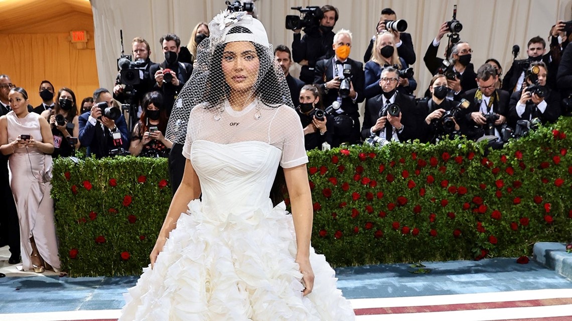 Kylie Jenner Changed into a Bridal Party Look After the Met Gala