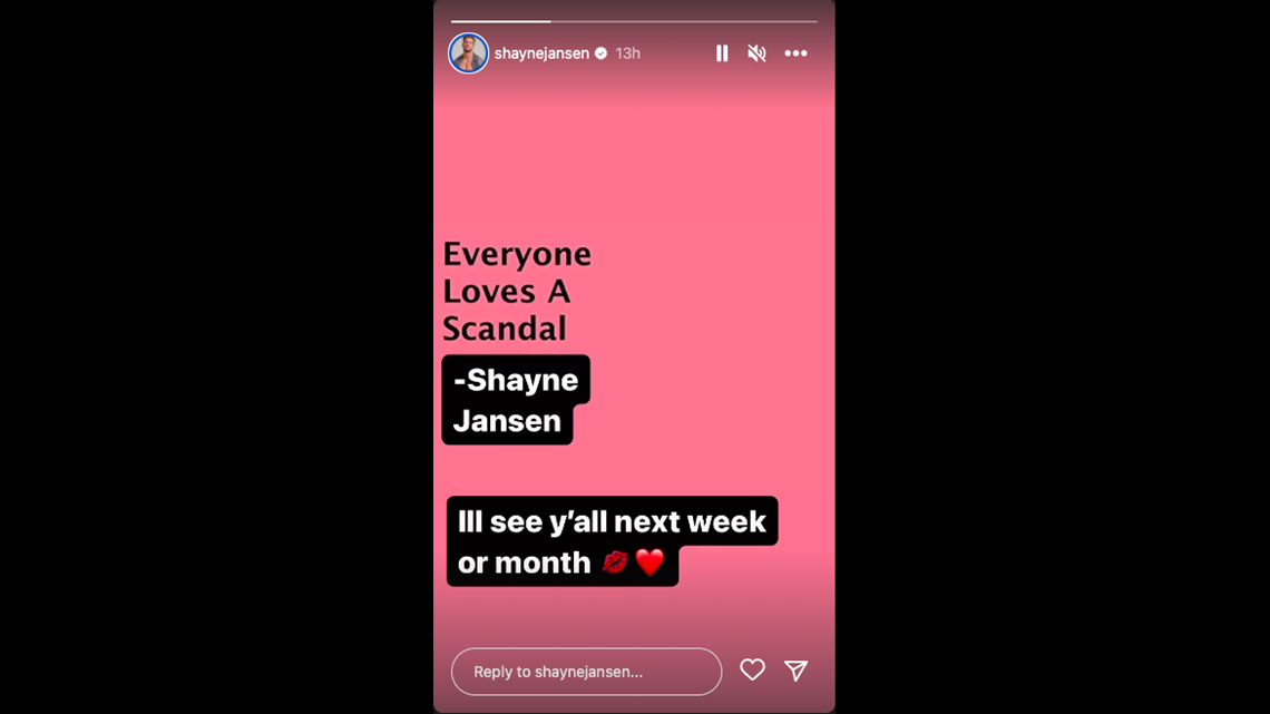 Love Is Blind's Shayne Jansen announces social media break after