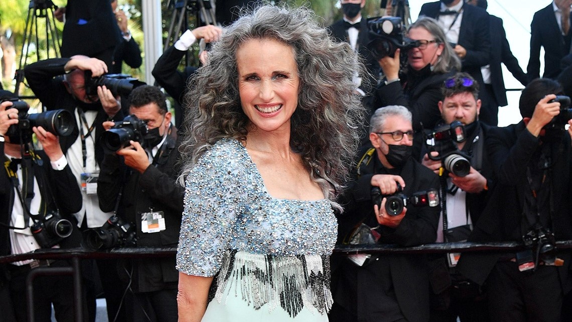 andie macdowell hair