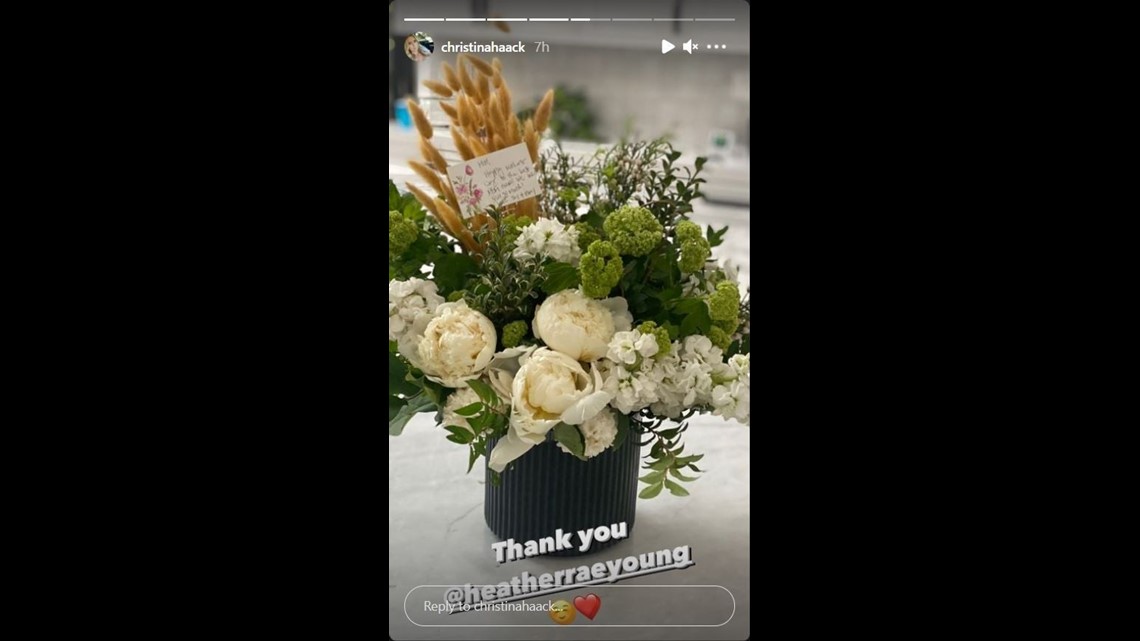 Heather Rae Young And Christina Haack T Each Other With Flowers For Mothers Day 3260