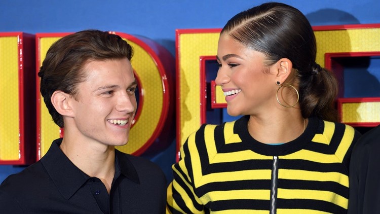 Tom Holland Was Photographed Kissing Zendaya's Hand in London