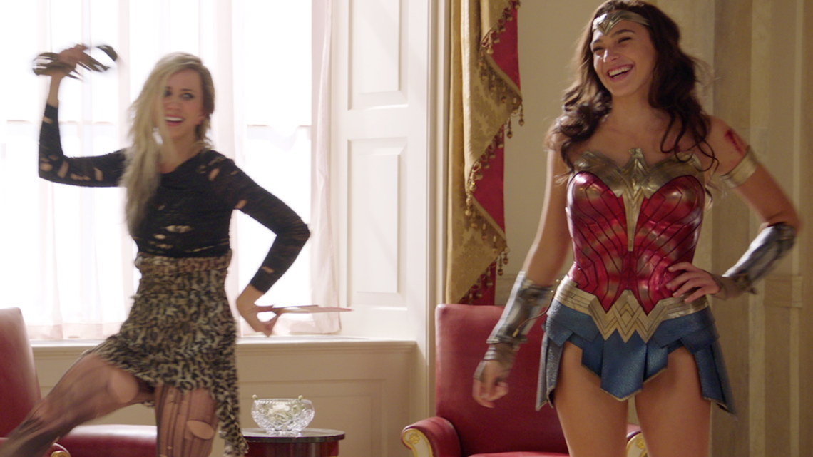 Go Behind The Scenes Of Wonder Woman 1984 With Gal Gadot And Kristen