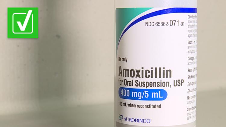 Yes, there is a national shortage of amoxicillin