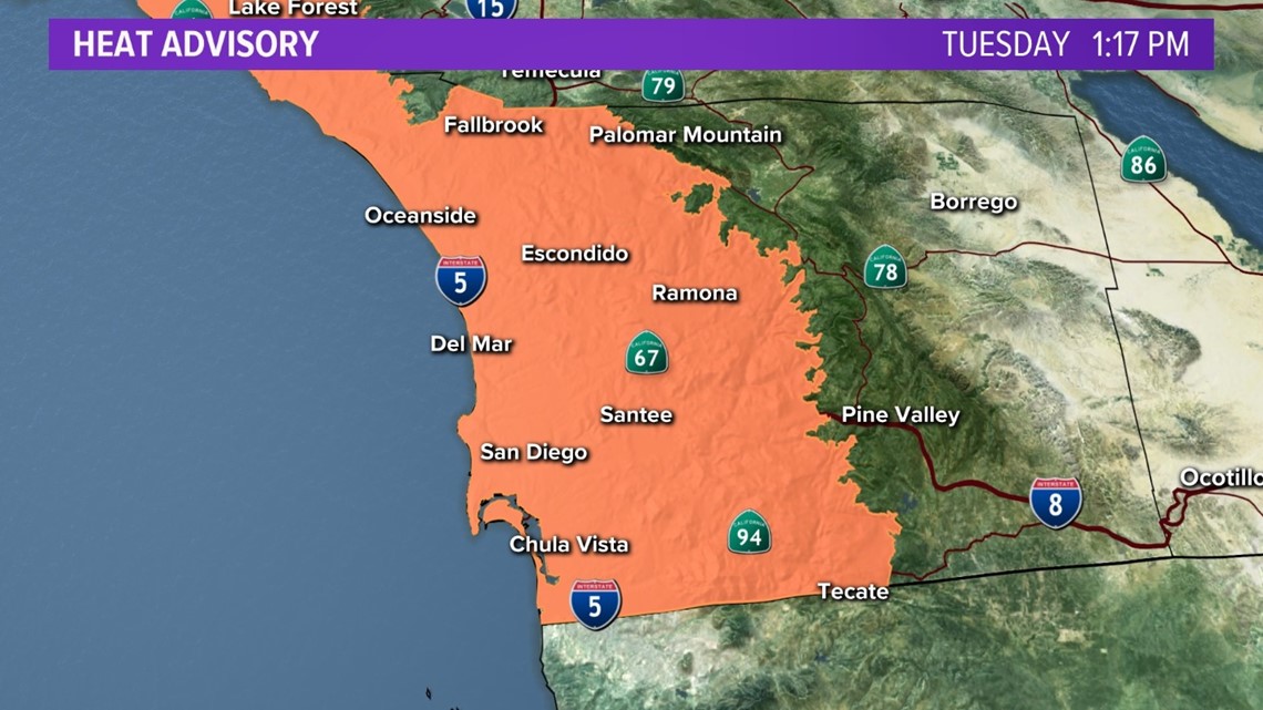 Autumn heat wave sends temperatures soaring in San Diego area | cbs8.com