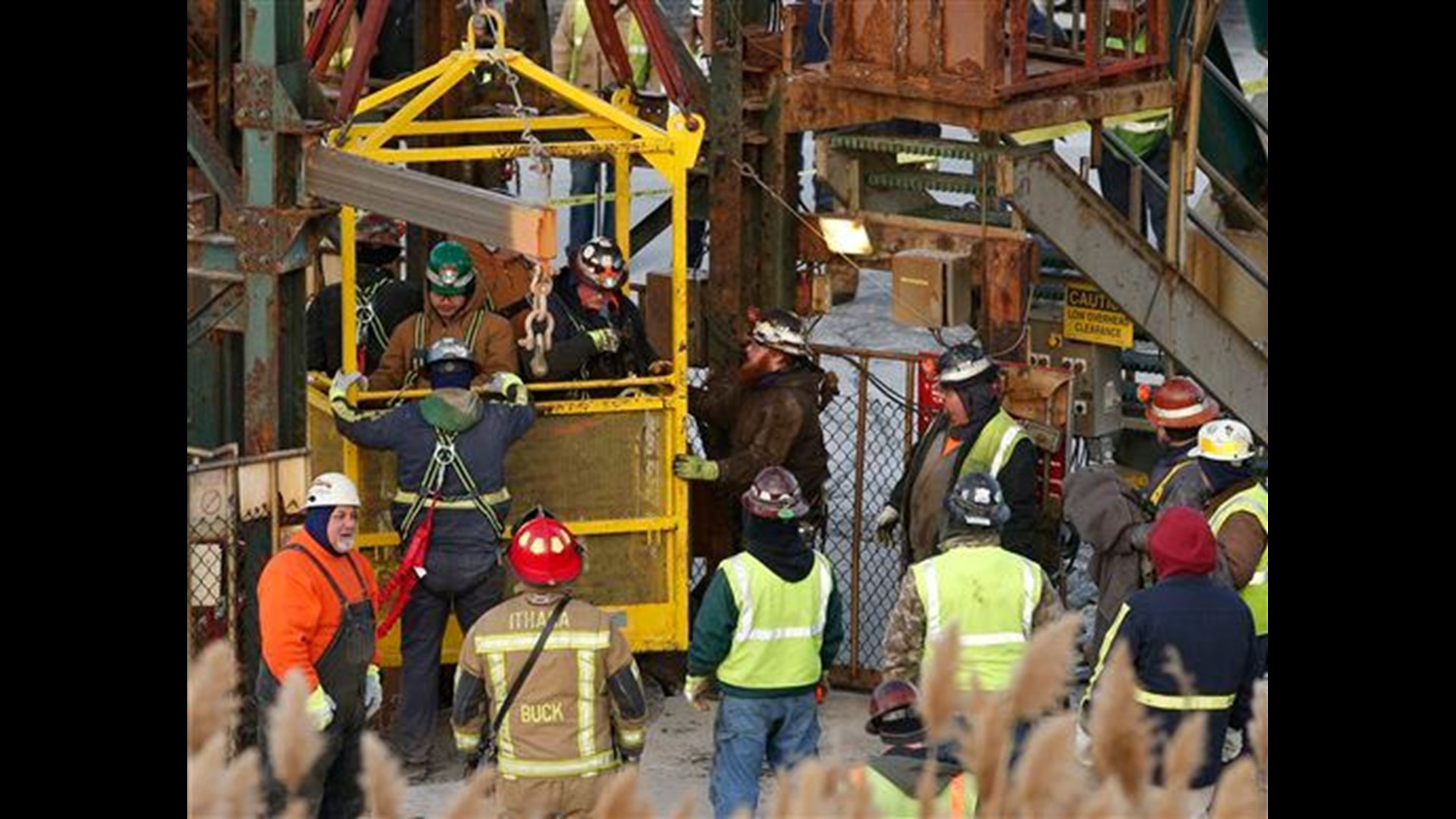 All 17 miners trapped in New York salt mine are rescued