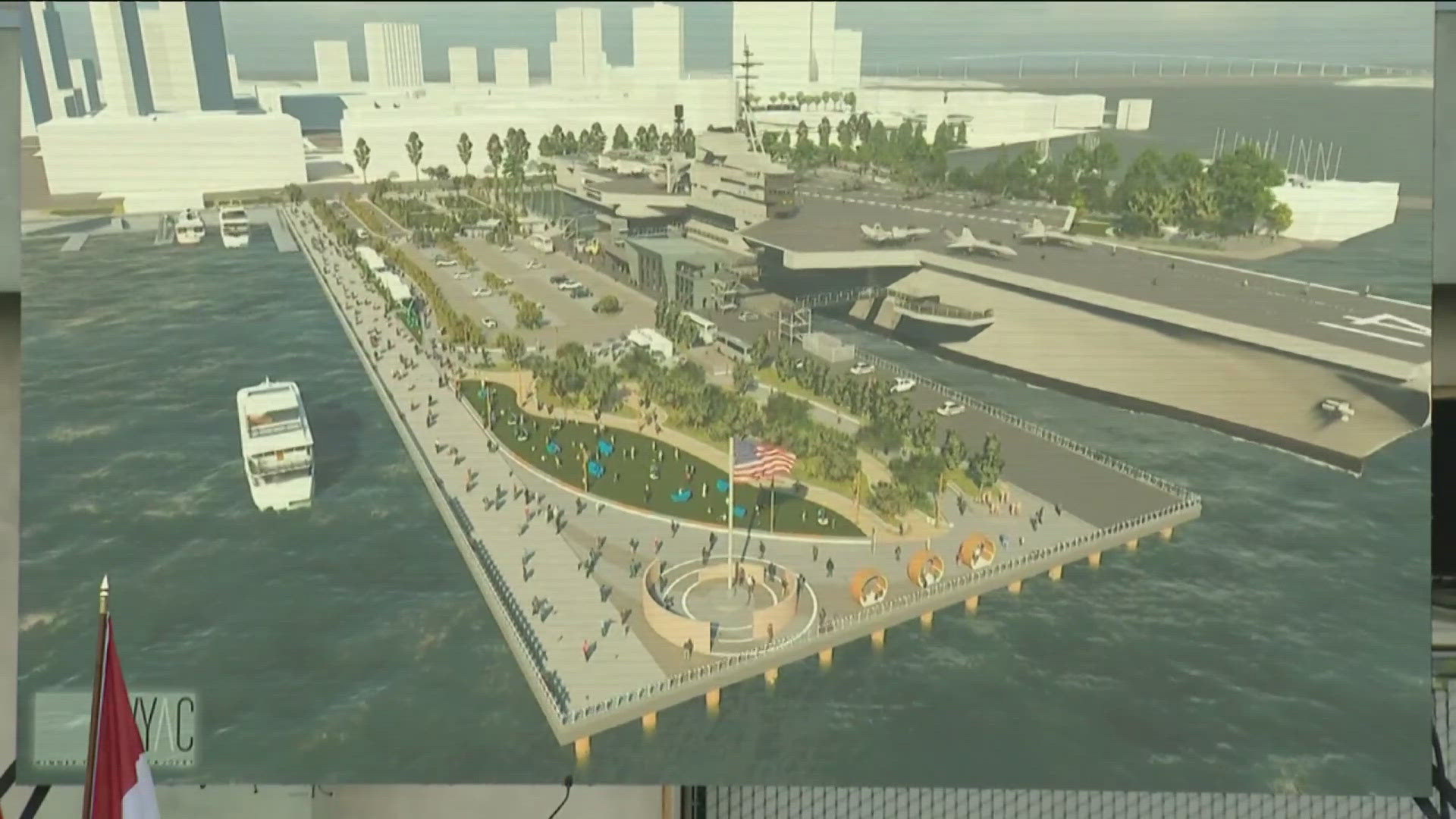 The multi-year joint project between the Midway and port is anticipated to open in early 2028.