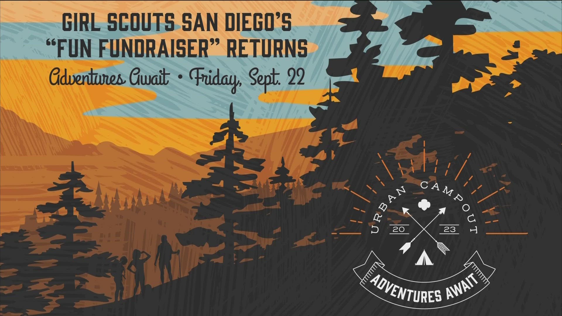 Adventure awaits! The Girl Scouts San Diego is holding their annual fundraiser, 'Urban Compound,' this weekend.