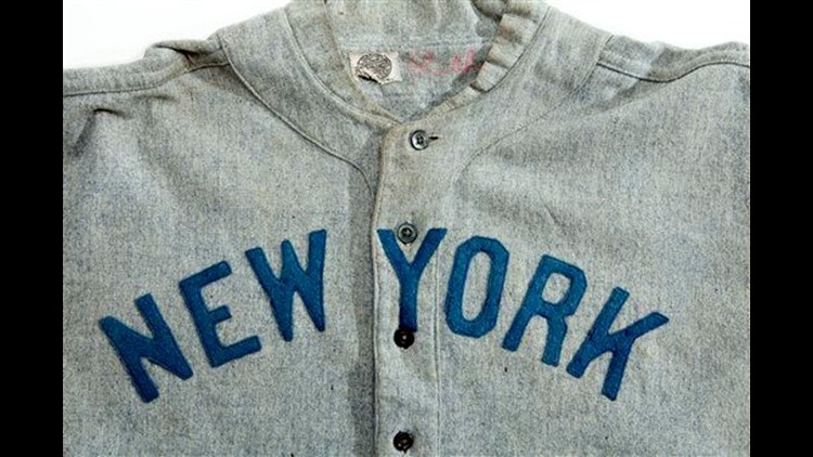 Babe Ruth jersey sells for record $4.4 million - The San Diego Union-Tribune