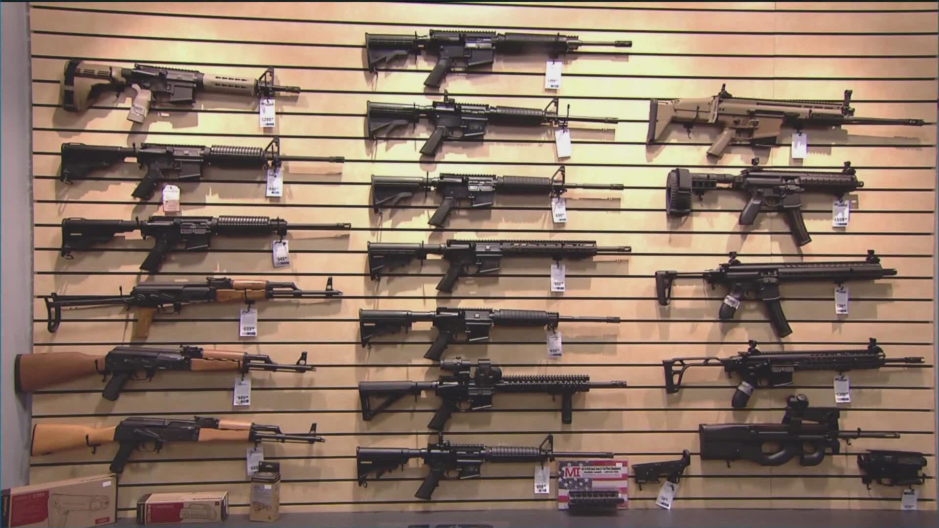 A federal judge says he will block part of a new California law that critics say was designed to make it nearly impossible to challenge the gun laws in court.