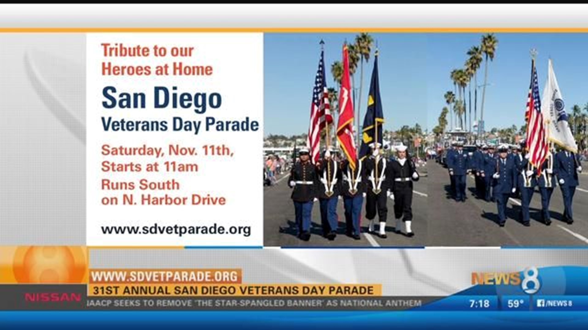 Honoring vets at the 31st annual San Diego Veterans Day Parade