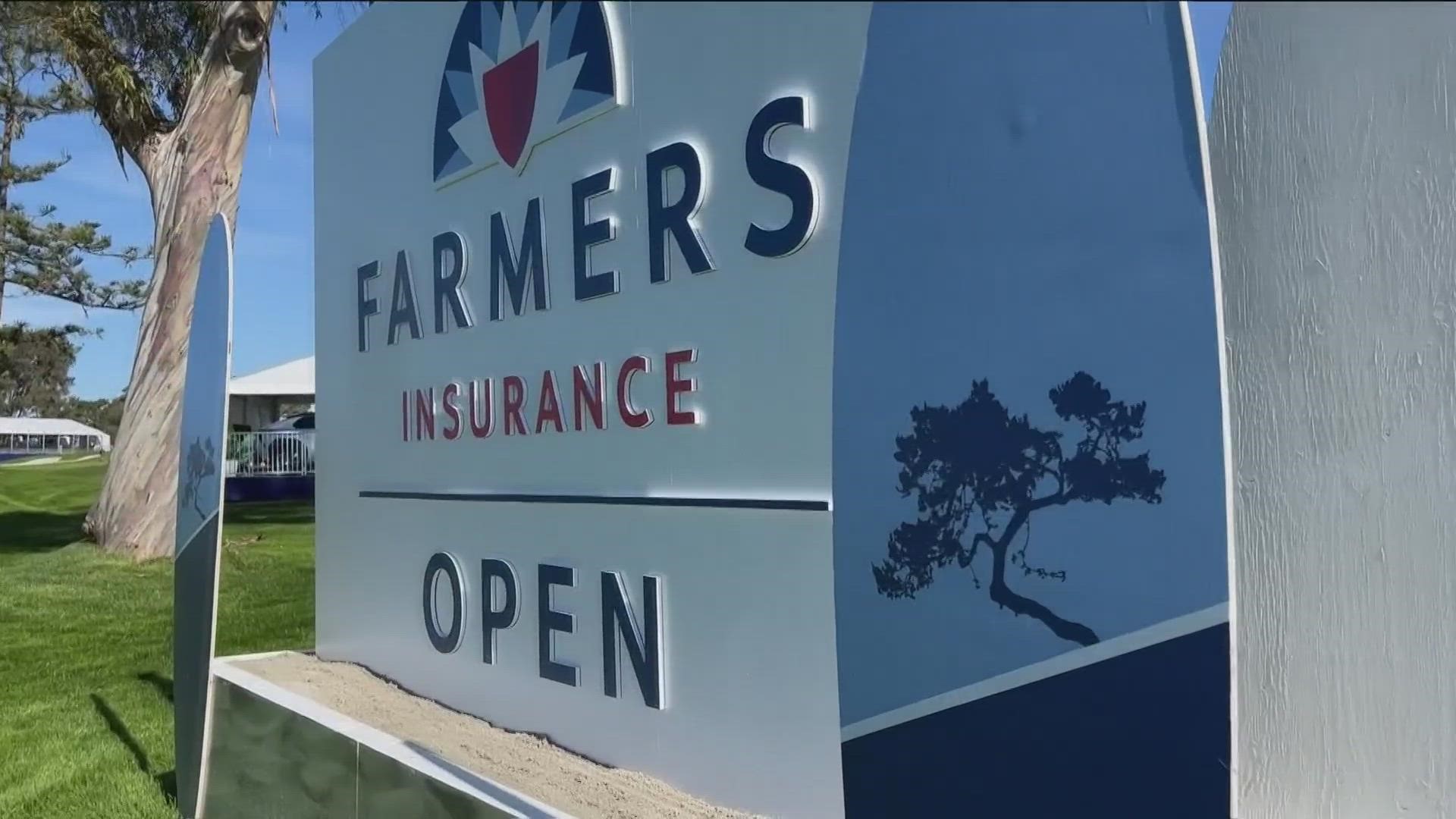 Around 20,000 to 30,000 people are expected to be at the Torrey Pines Golf Course starting Wednesday.