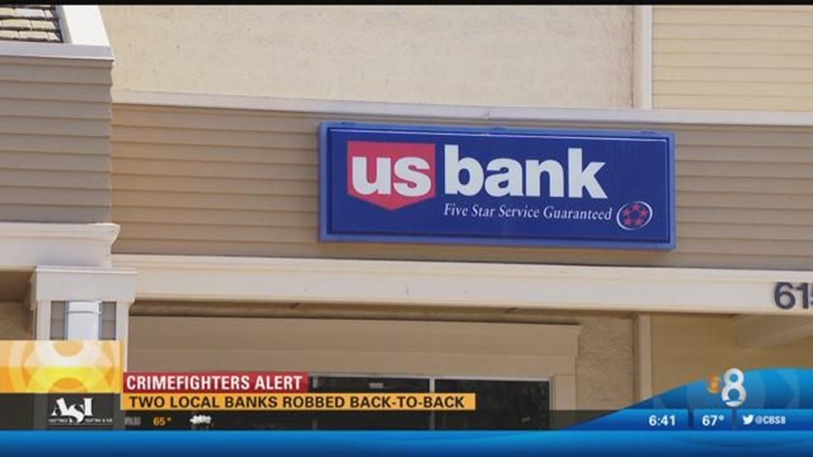 Two local banks robbed back-to-back | cbs8.com