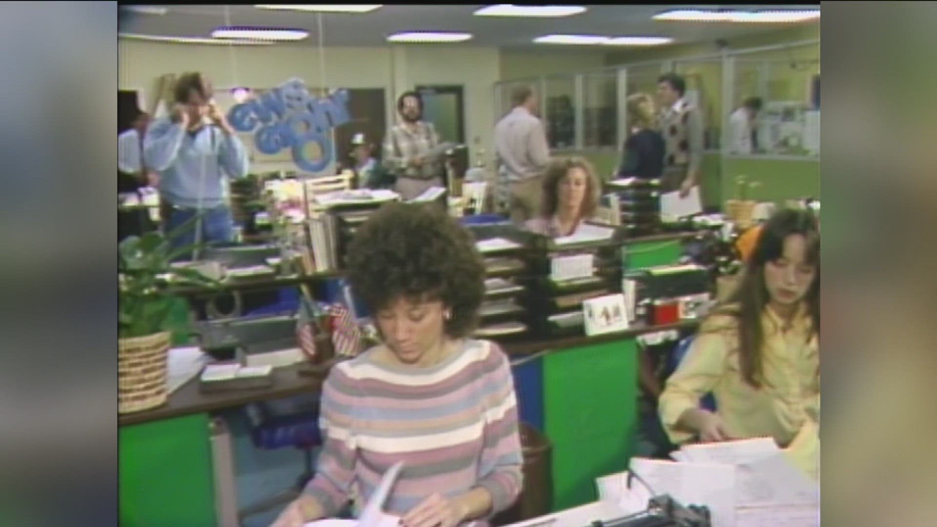 We couldn't say KFMB with out the late Larry Himmel. Larry offers a glimpse into our newsroom back in the 1980s.