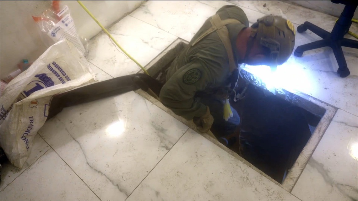 Mexican officials uncover 1,933-feet-long tunnel connecting Tijuana and San Diego