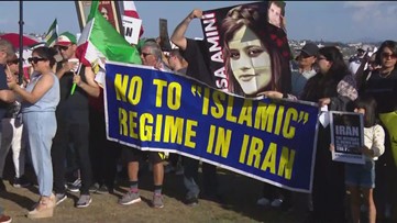 Hundreds of Iranian Americans rally in Mission Bay for justice, freedom
