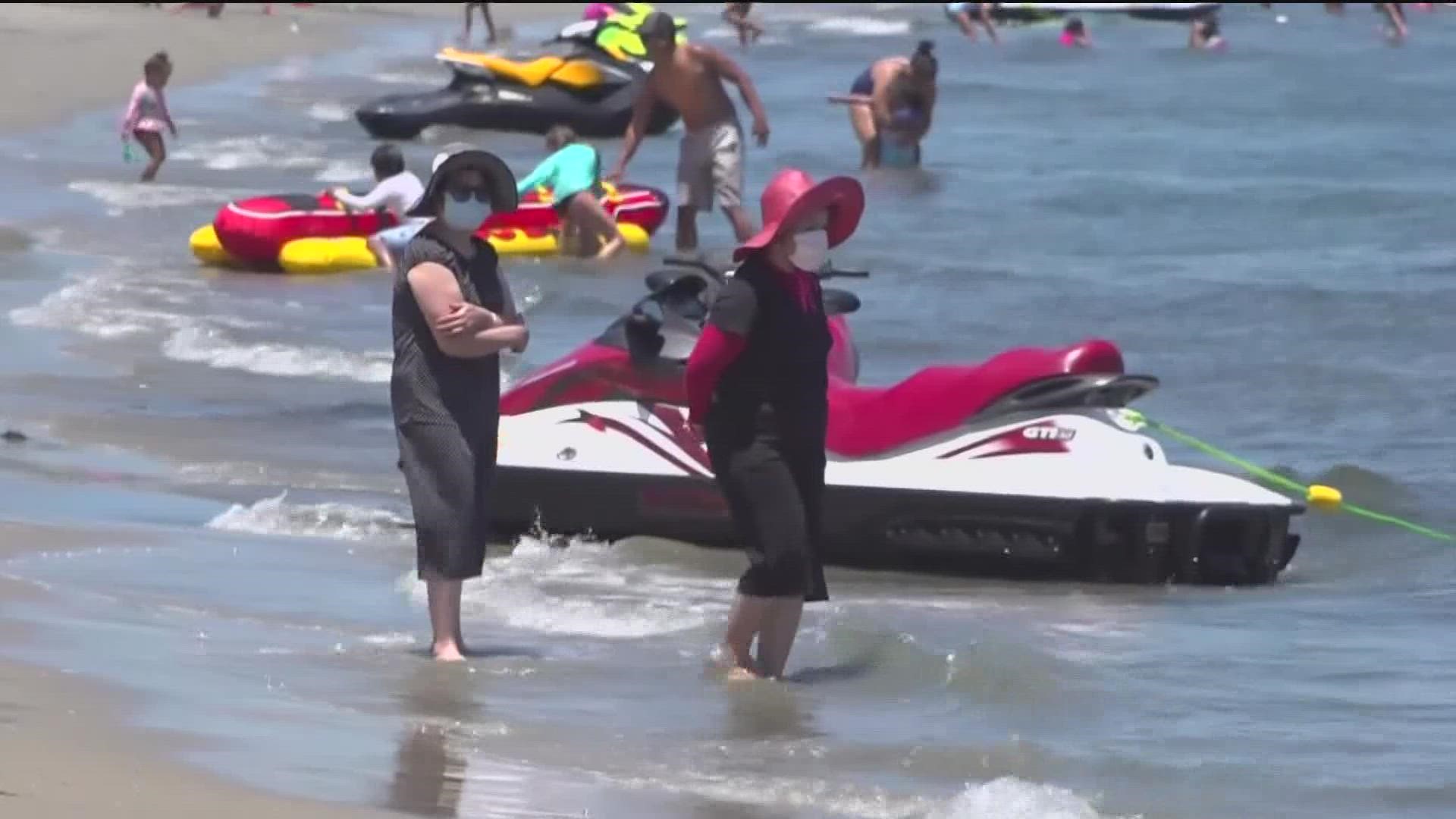 "We will have police officers both uniformed and in plain clothes making sure beaches are safe," said SDPD Captain Scott Wahl