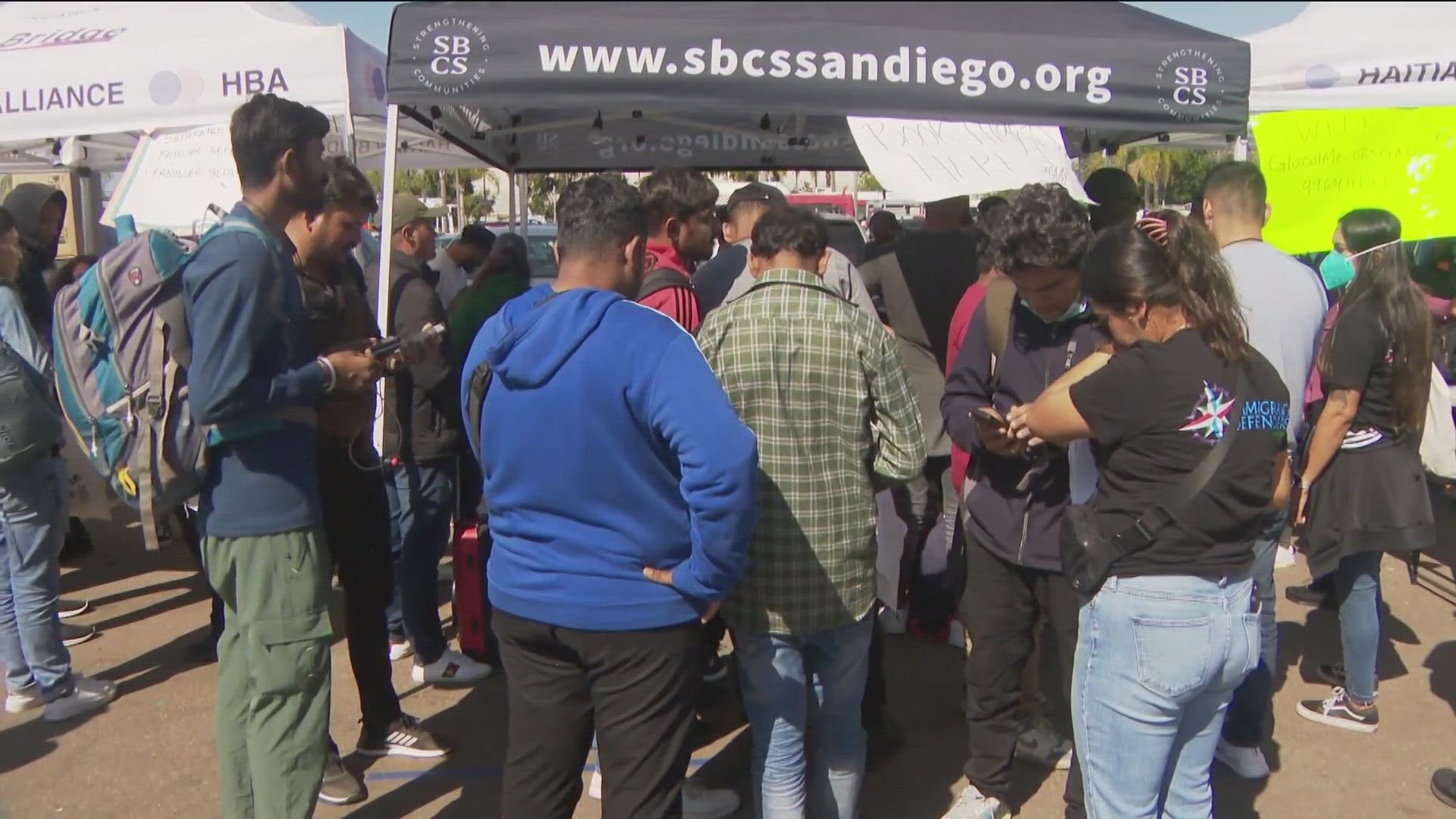 Border Patrol has dropped off more than 13,000 migrants in San Diego County since Sept. 13 and the influx doesn’t seem to be slowing down.