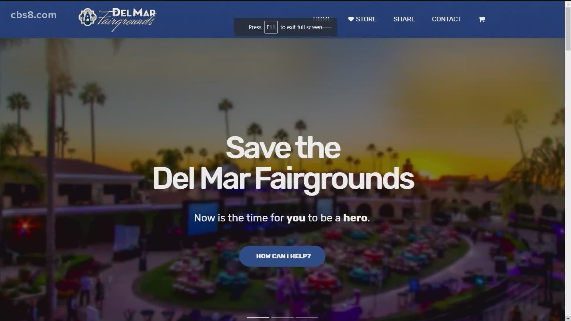 The financial fallout from COVID-19 is now threatening the Del Mar Fairgrounds, and without more money, the fairgrounds are at risk of shutting down.