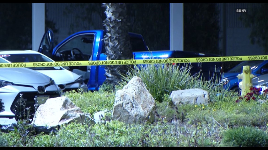 Truck rolls forward, runs over and kills driver at Chula Vista auto