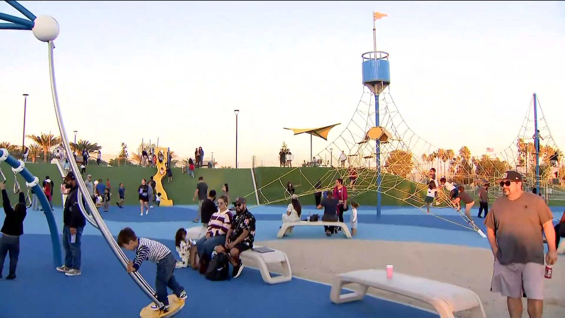 Chula Vista's new park features nautical-themed play areas, splash pad ...