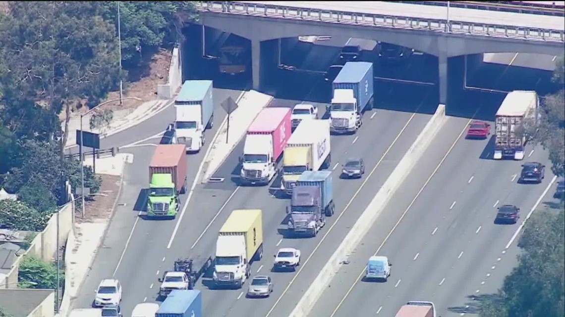 California truckers protesting AB5