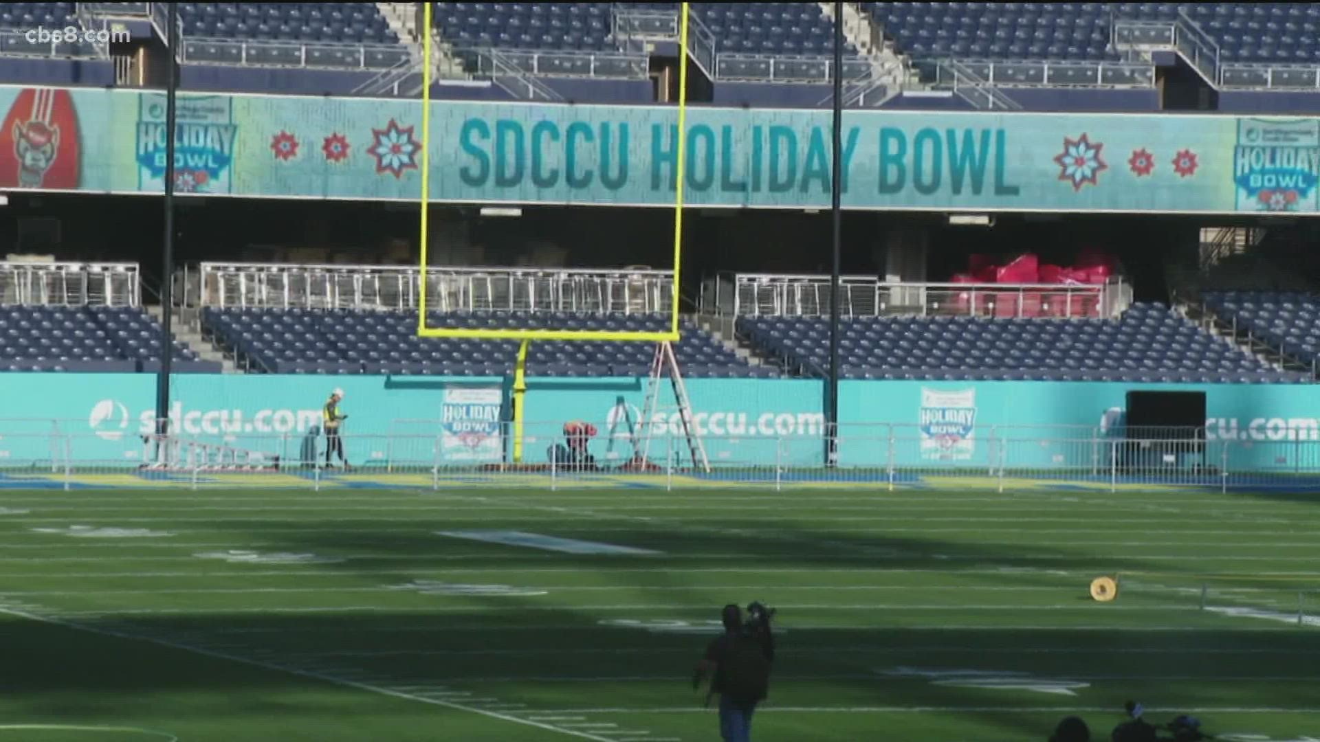 The UCLA football team said that they were unable to participate due to COVID-19 protocols. Holiday Bowl officials indicated the game could possibly be rescheduled