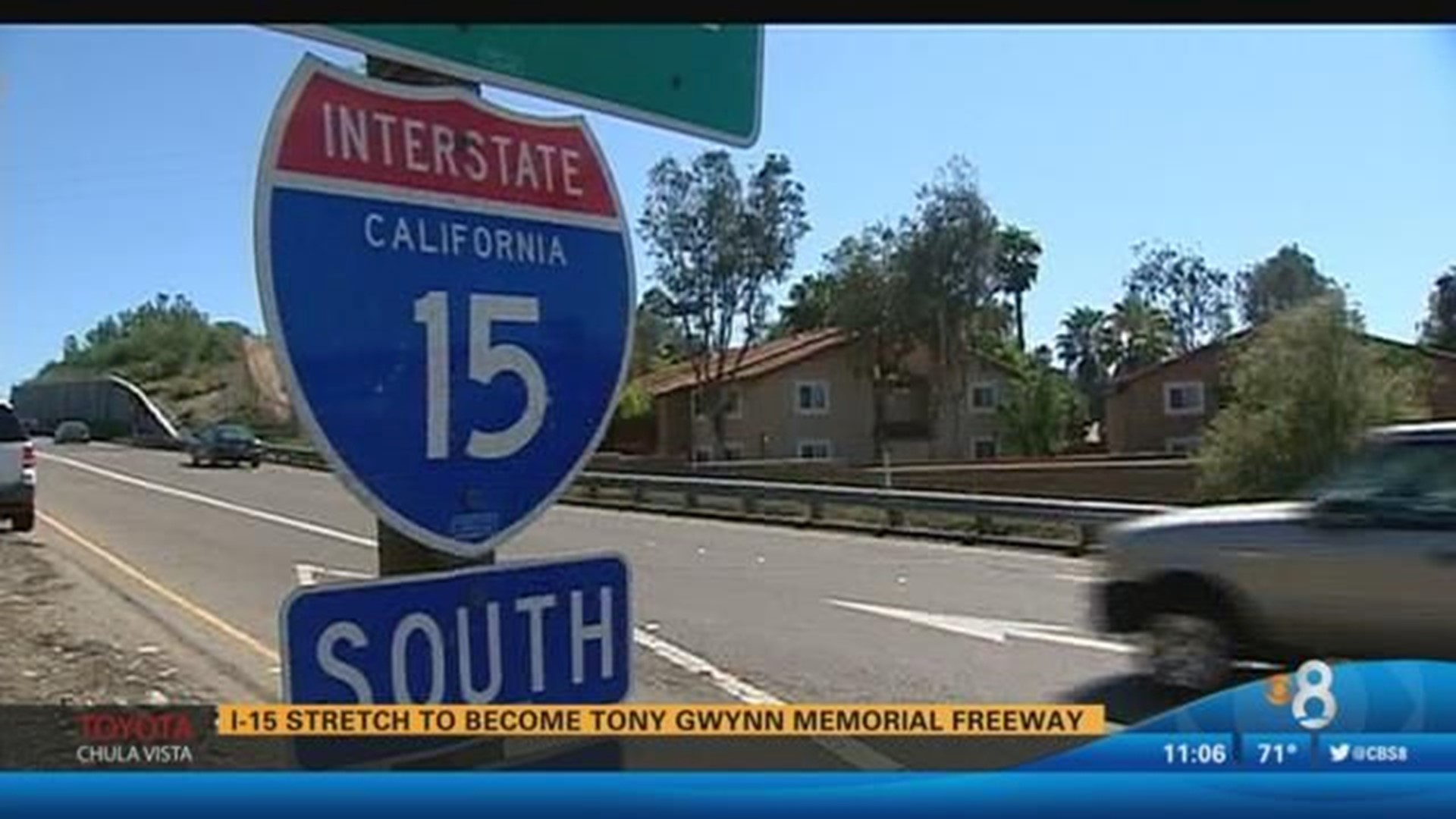 Stretch Of Interstate 15 Designated As Tony Gwynn Memorial Freeway