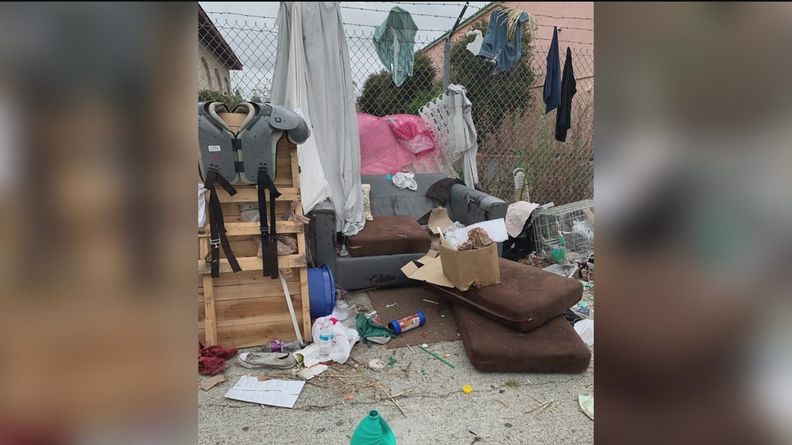 Growing homeless camp in Rolando has neighbors fed up