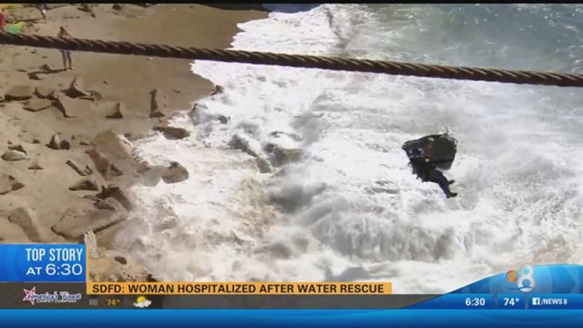 Woman airlifted to hospital after accident at Sunset Cliffs | cbs8.com