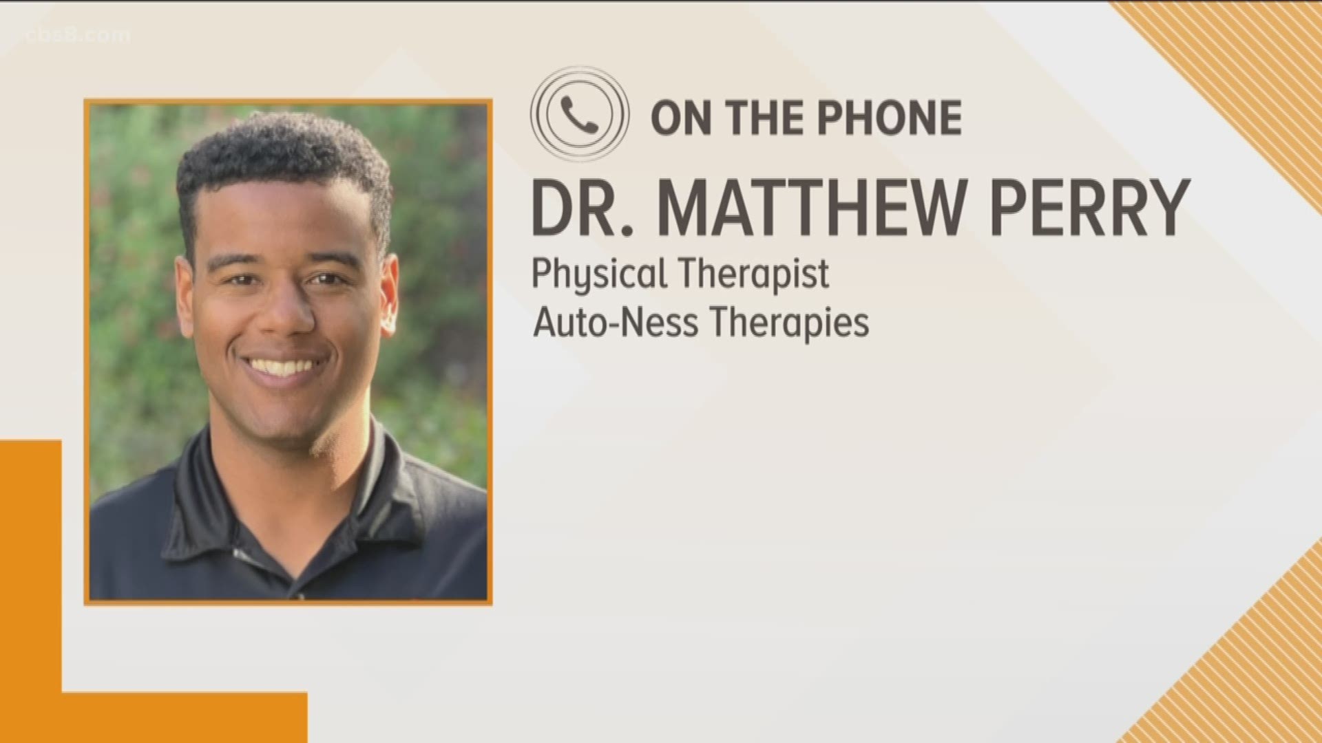 Auto-Ness Physical Therapist, Dr. Matthew Perry talked about how patients can still get therapy & how patients can stay accountable. www.antherapies.com