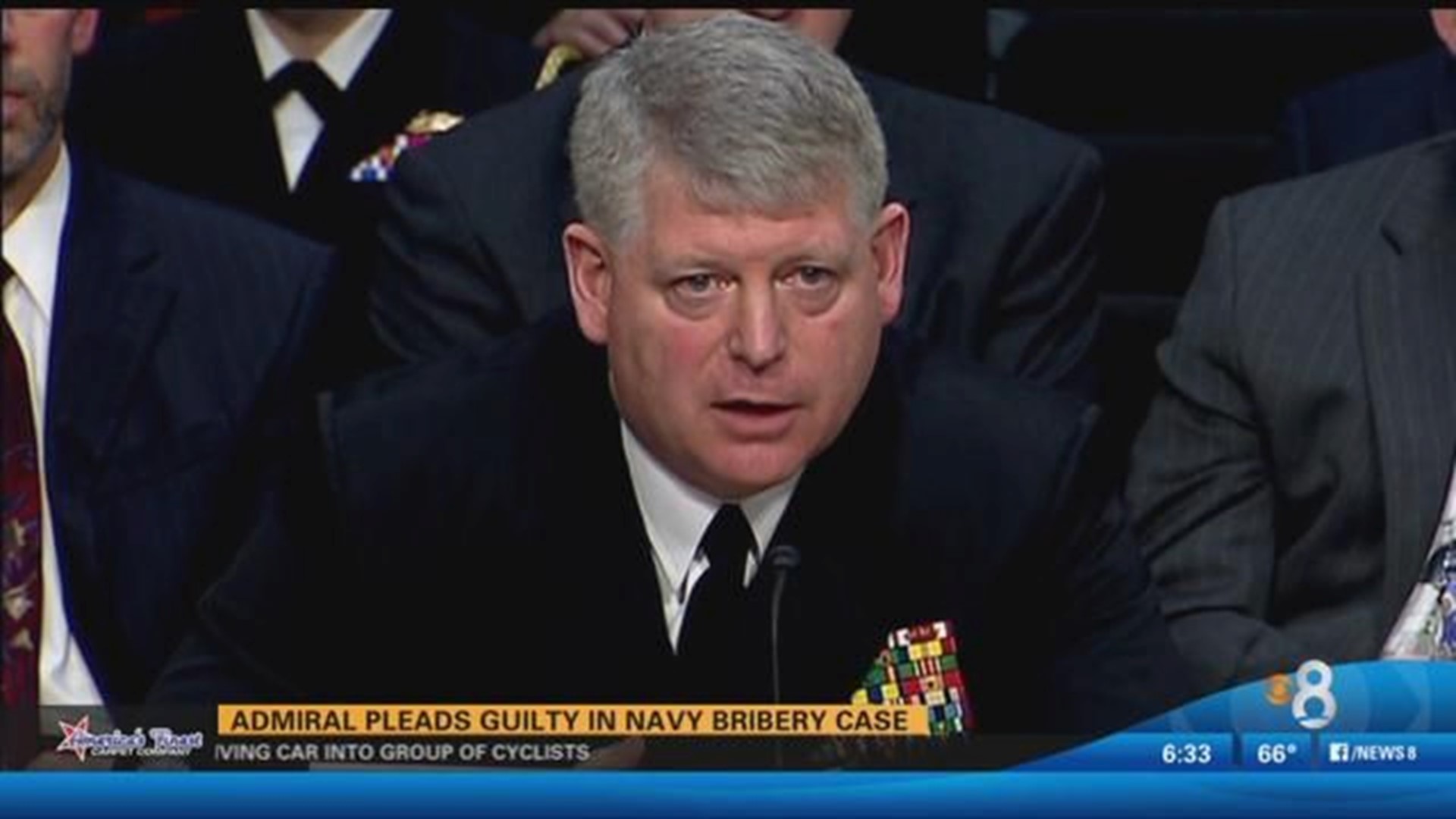 Admiral Pleads Guilty In Navy Bribery Case | Cbs8.com