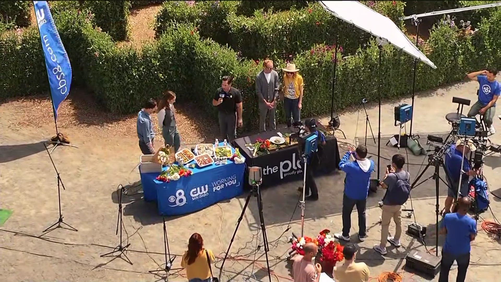 The Plot and Parakeet Cafe showed off their amazing menu live on CBS 8 from the Carlsbad Flower Fields.