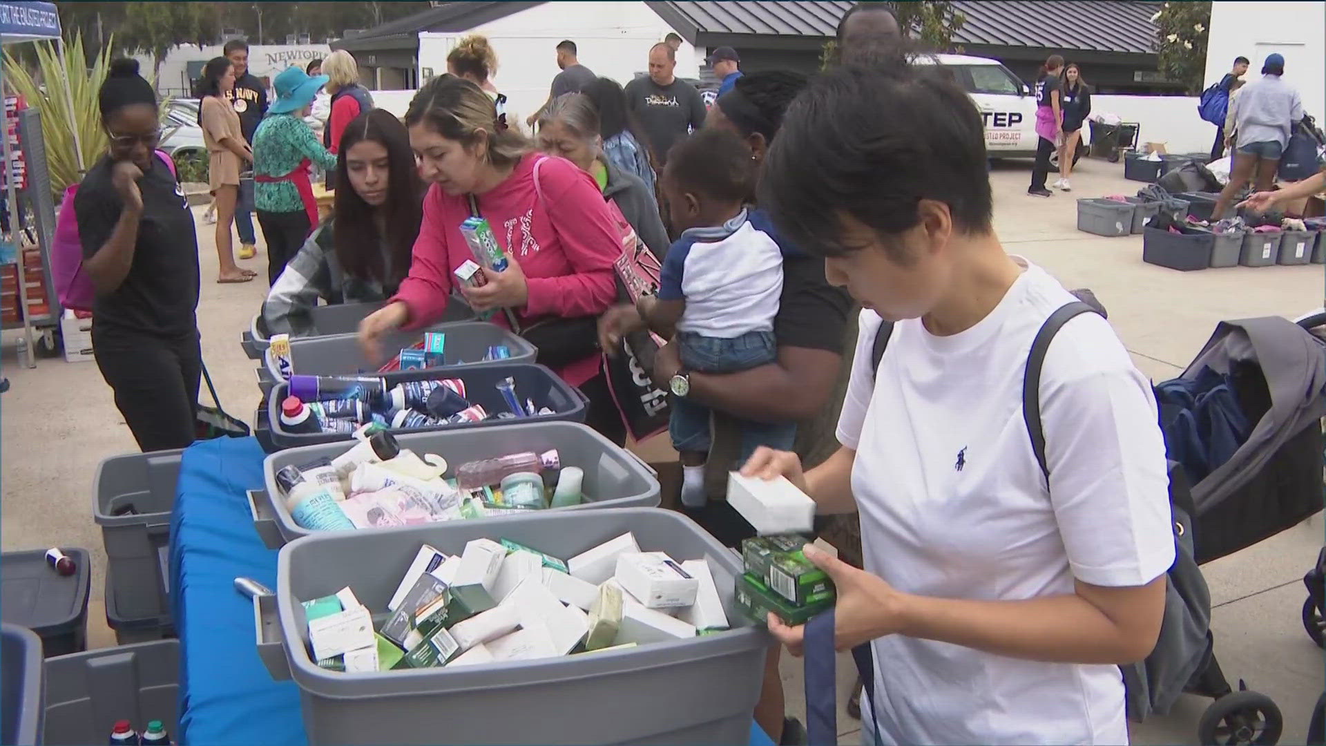 CBS 8 partnered with Navy Federal Credit Union and Support The Enlisted Project (S.T.E.P.) to collect and distribute personal care items for our military families.