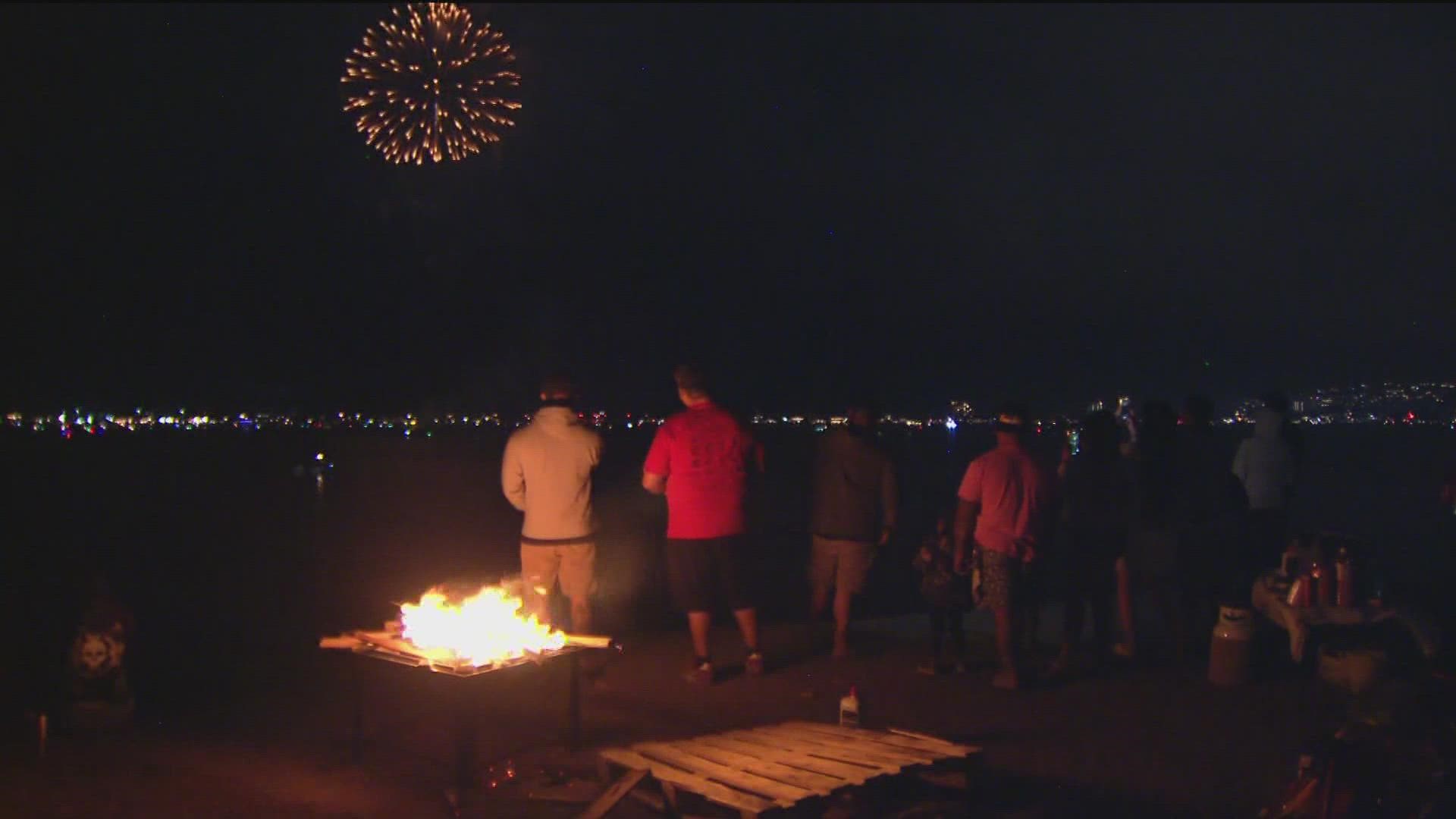 Mission Bay fireworks return for the first time in ten years