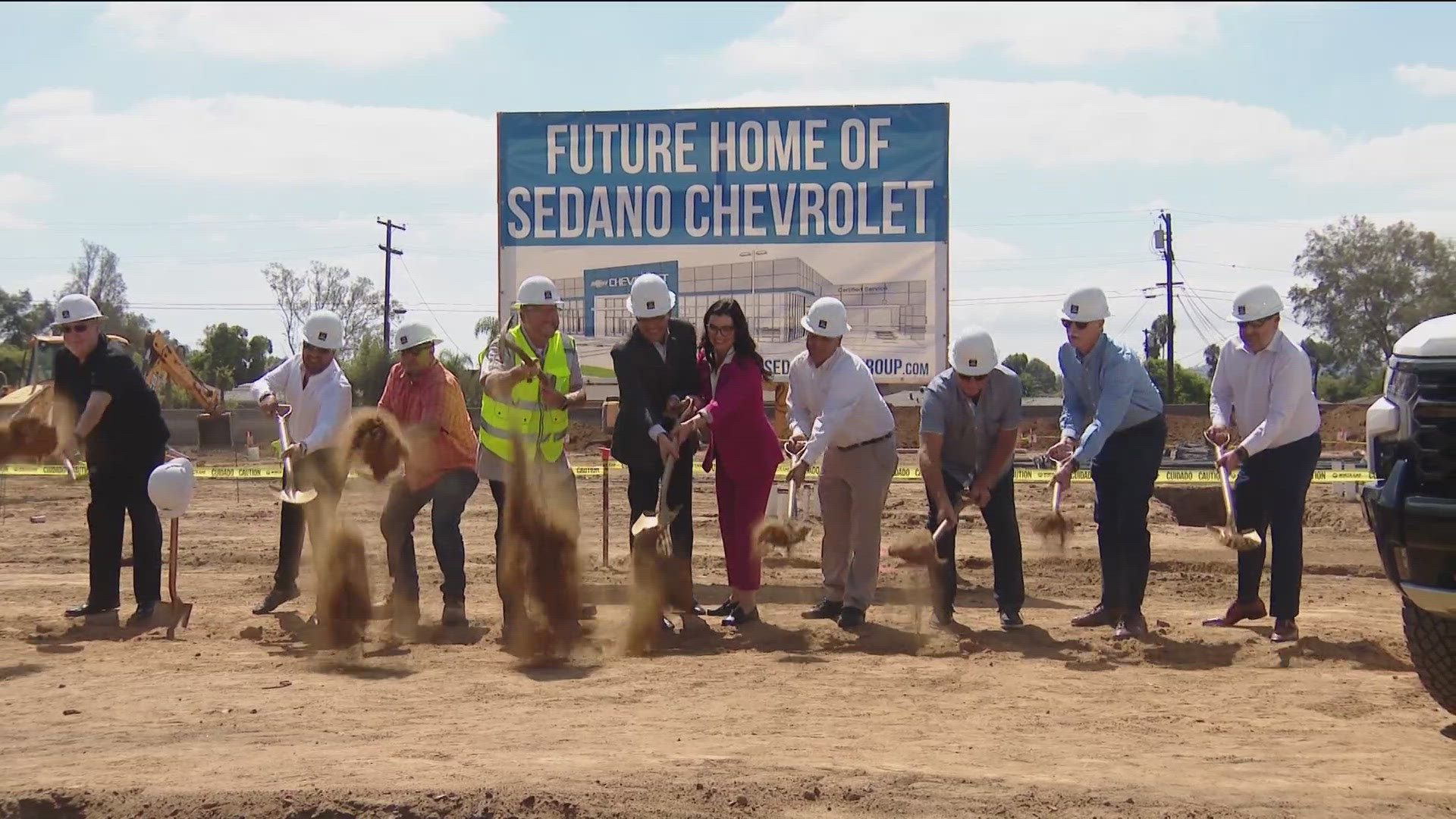 Construction is underway on the first ever, new car dealership to be built in the City of Santee.