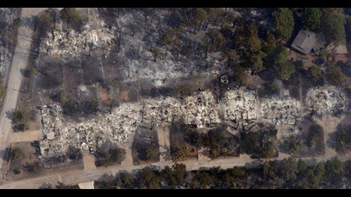 Central Texas wildfires destroy nearly 1,400 homes | cbs8.com