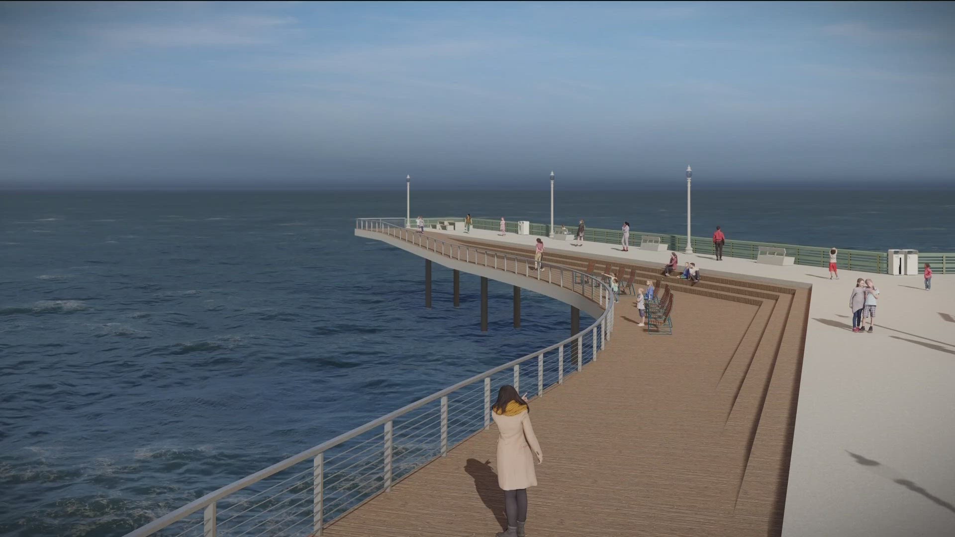 The City of San Diego is looking for community feedback on the preliminary concepts for replacement of the 57-year-old pier.