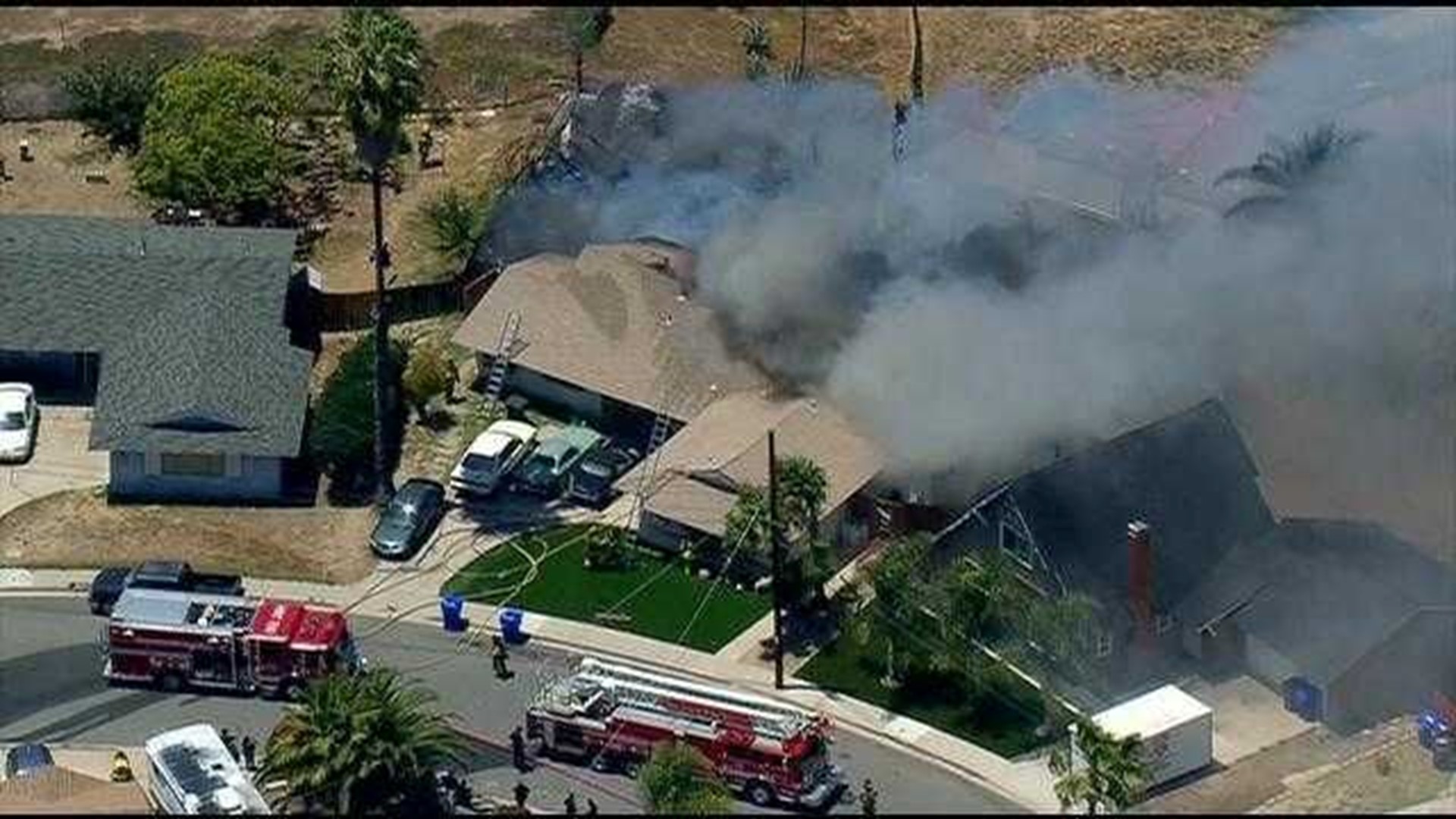 Firefighters Knock Down House Fire In Skyline | Cbs8.com