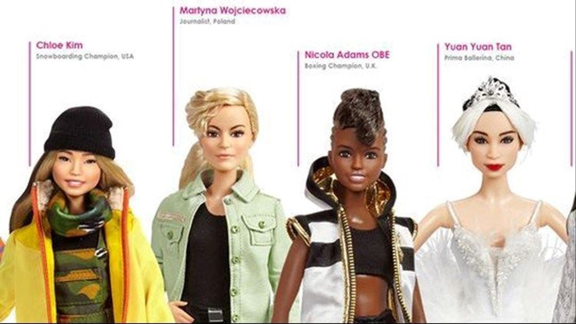 Barbie launching new doll series of "Inspiring Women"