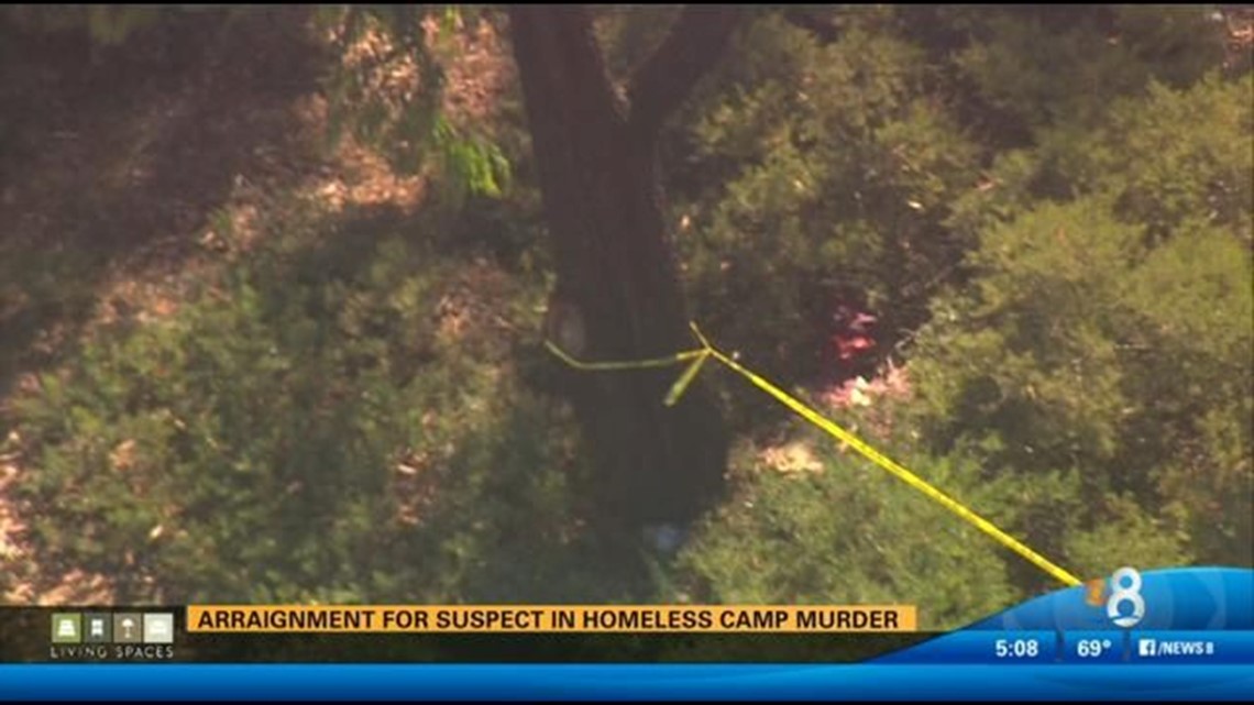 Arraignment set for suspect in homeless camp murder | cbs8.com