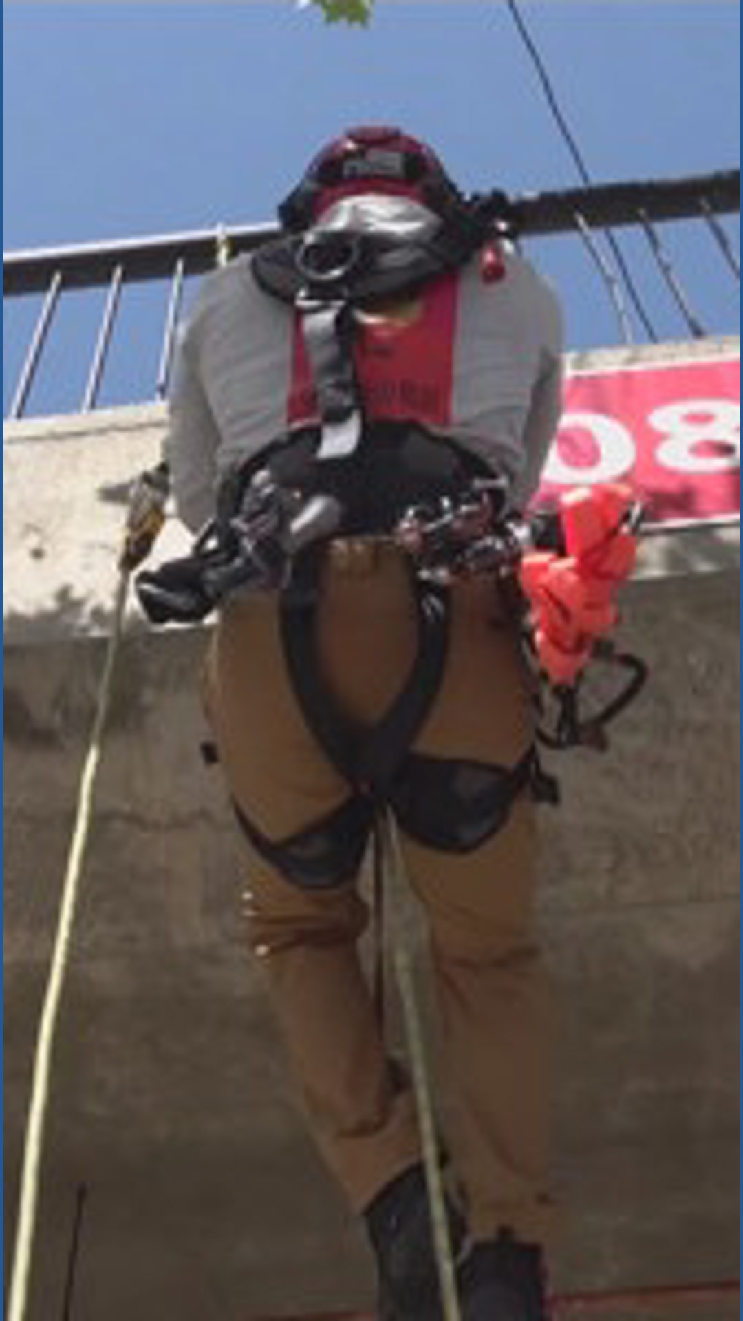 50 Foot Rope Firefighting San Diego firefighters are competing in international rope rescue ...
